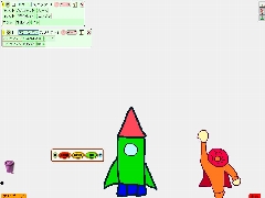 とべとべロケットとアンパンマン